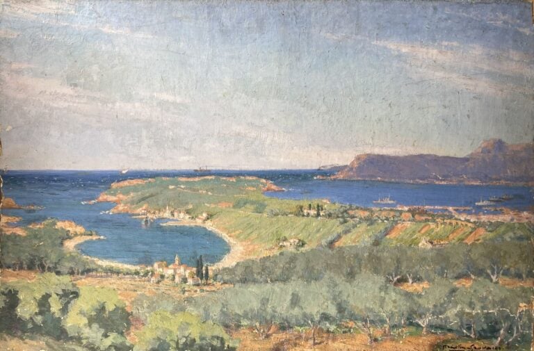 Charles MARTIN-SAUVAIGO (1881-1970) - Composition décorative "La Provence marit…