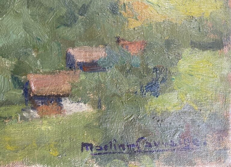 Charles MARTIN-SAUVAIGO (1881-1970) - En Autriche Vallée du Vorarlberg, 1953 -…