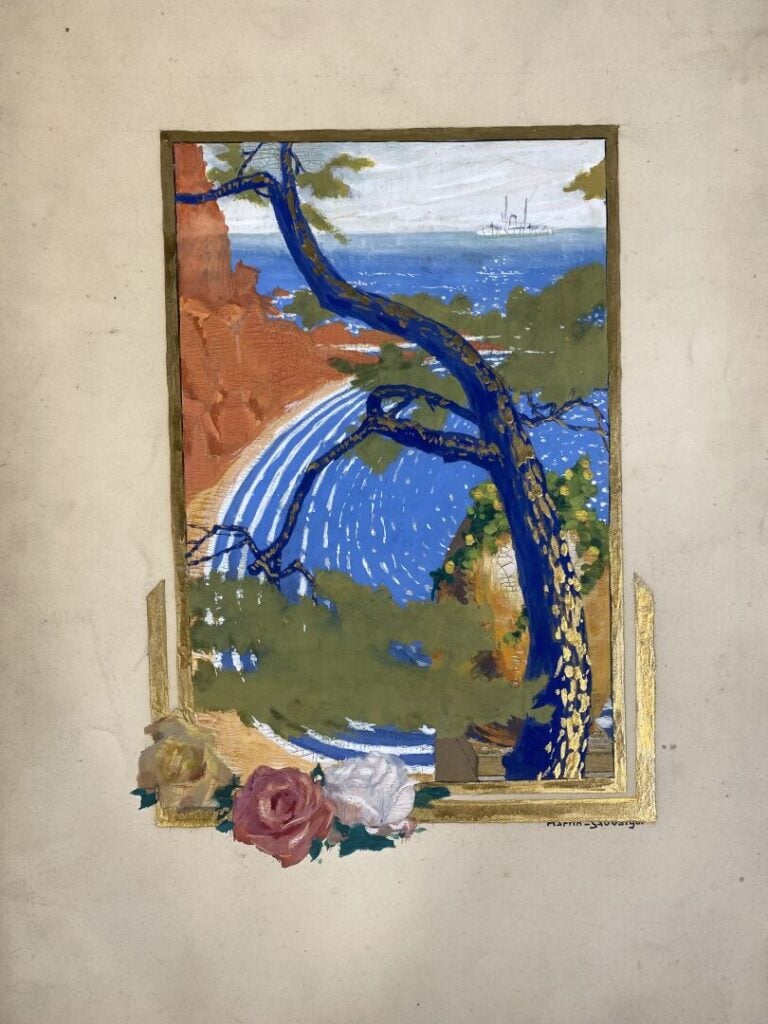 Charles MARTIN-SAUVAIGO (1881-1970) et divers - Carton à dessins comprenant des…
