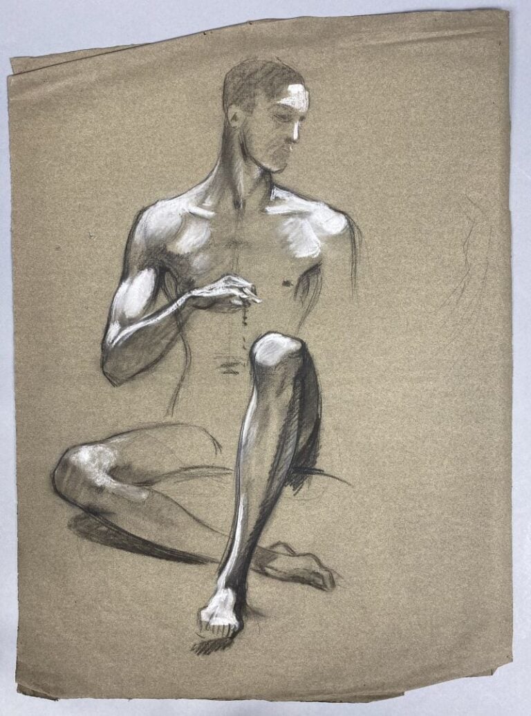 Charles MARTIN-SAUVAIGO (1881-1970) et divers - Carton à dessins comprenant des…