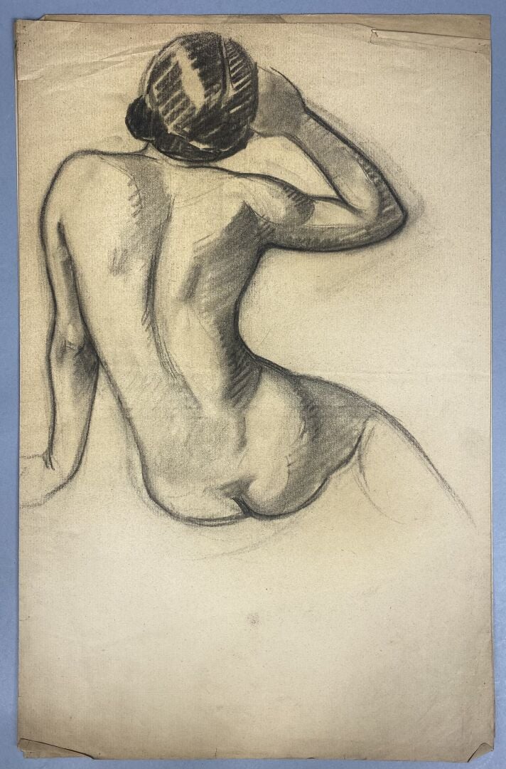 Charles MARTIN-SAUVAIGO (1881-1970) et divers - Carton à dessins comprenant des…