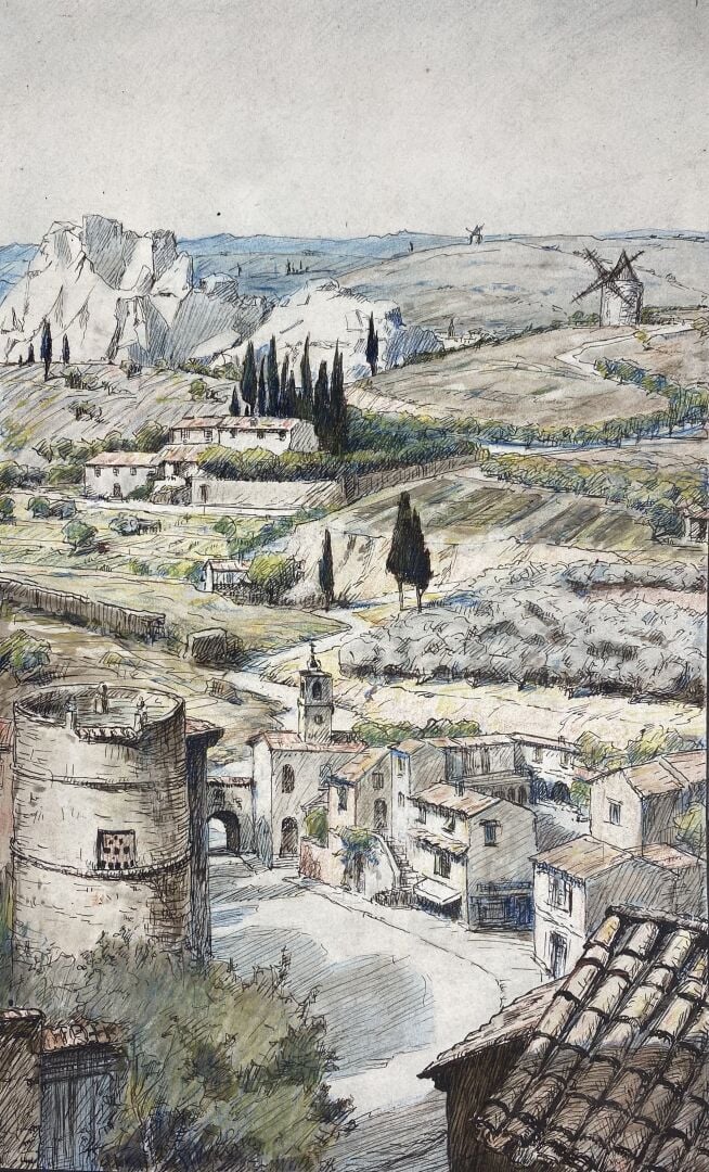 Charles MARTIN-SAUVAIGO (1881-1970) et divers - Ensemble de dessins et d'études…