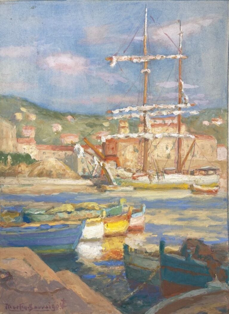 Charles MARTIN-SAUVAIGO (1881-1970) et divers - Ensemble de dessins et d'études…