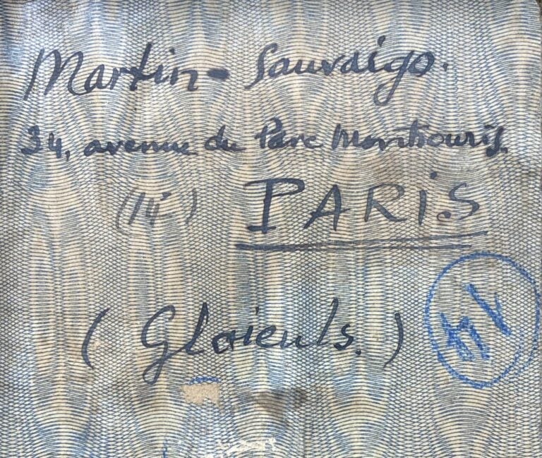 Charles MARTIN-SAUVAIGO (1881-1970) - Glaïeuls - Huile sur toile - Signée en ba…