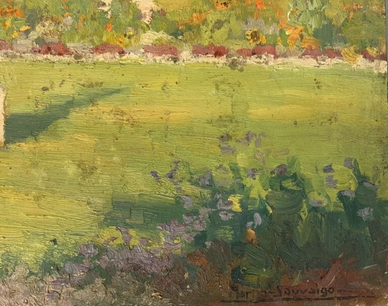 Charles MARTIN-SAUVAIGO (1881-1970) - Impression de printemps à Paris - Huile s…