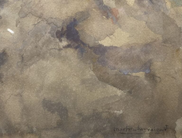 Charles MARTIN-SAUVAIGO (1881-1970) - Le château du Cid à Tolède - Huile sur ca…