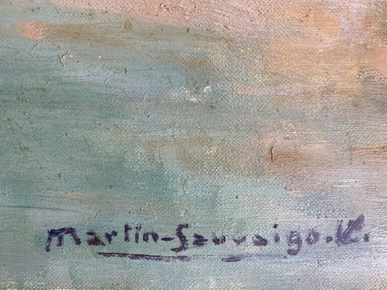 Charles MARTIN-SAUVAIGO (1881-1970) - Les abords de la 1ère cataracte (Assouan)…