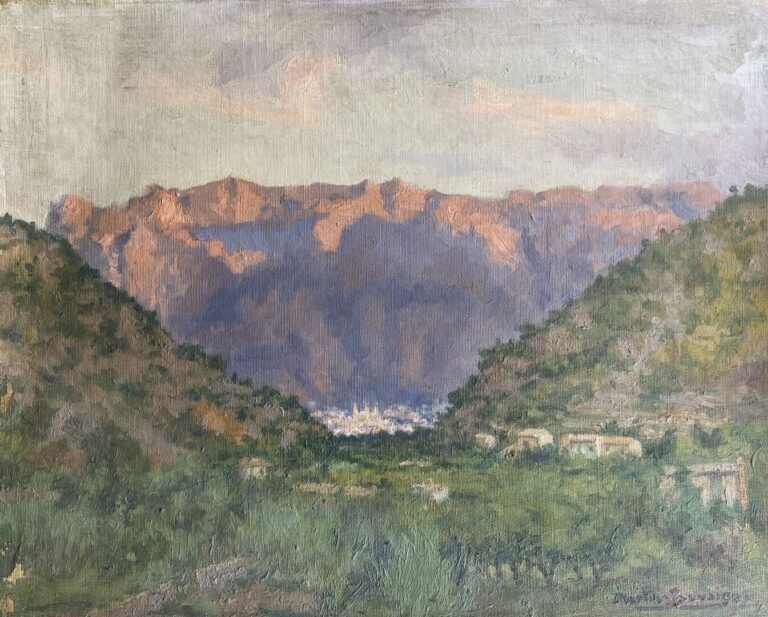 Charles MARTIN-SAUVAIGO (1881-1970) - Majorque, environs de Soller - Huile sur…
