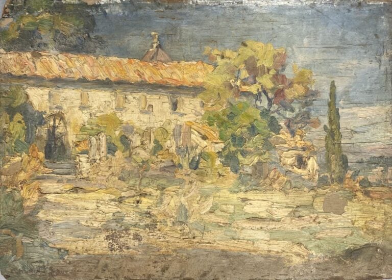 Charles MARTIN-SAUVAIGO (1881-1970) - Matinée d'été dans les environs de Nice.…