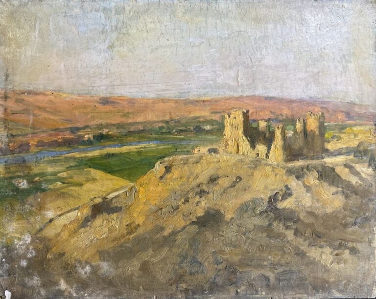 Charles MARTIN-SAUVAIGO (1881-1970) - Pont à Tolède - Huile sur panneau - Signé…