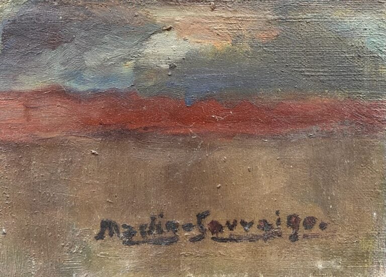 Charles MARTIN-SAUVAIGO (1881-1970) - Roses dans deux vases - Huile sur toile -…
