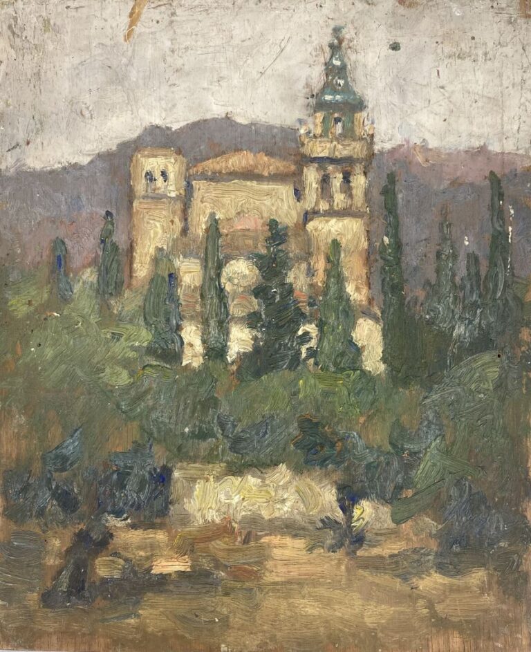 Charles MARTIN-SAUVAIGO (1881-1970) - Un palais à Palma de Majorque (Baléares),…