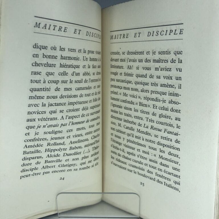 CLADEL (Judith). - Maître & disciple - Charles Baudelaire et Léon Cladel. Édité…