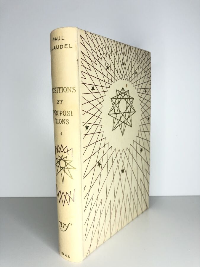 CLAUDEL (Paul). - Positions et propositions I. Édité à Paris chez Gallimard en…
