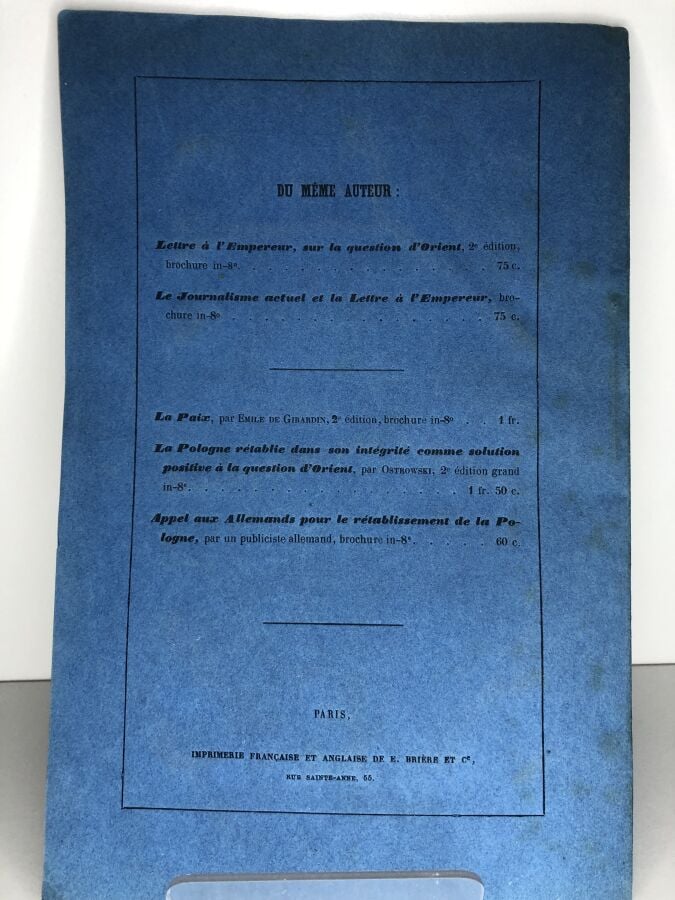 COLLECTIF. - La grande guerre et la grande paix. Édité à Paris chez H. Duminera…