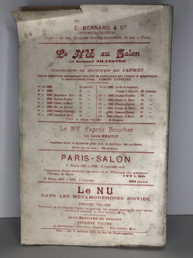 COLLECTIF. - Le nu dans les métamorphoses d'Ovide. Édité à Paris chez Bernard &…