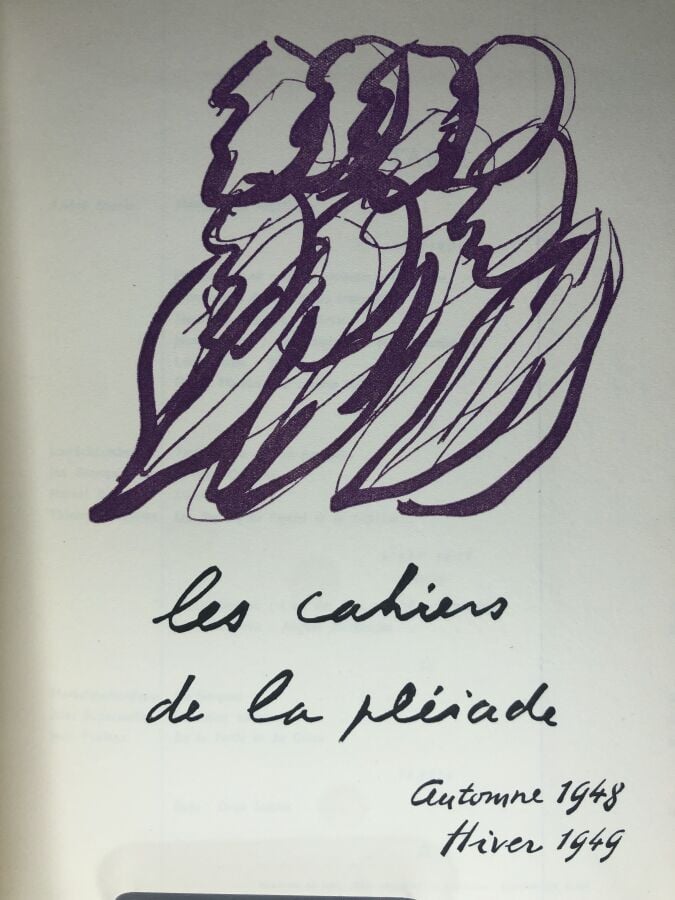 COLLECTIF. - Les cahiers de la pléiade, automne 1948 hiver 1949. Édité à Paris…
