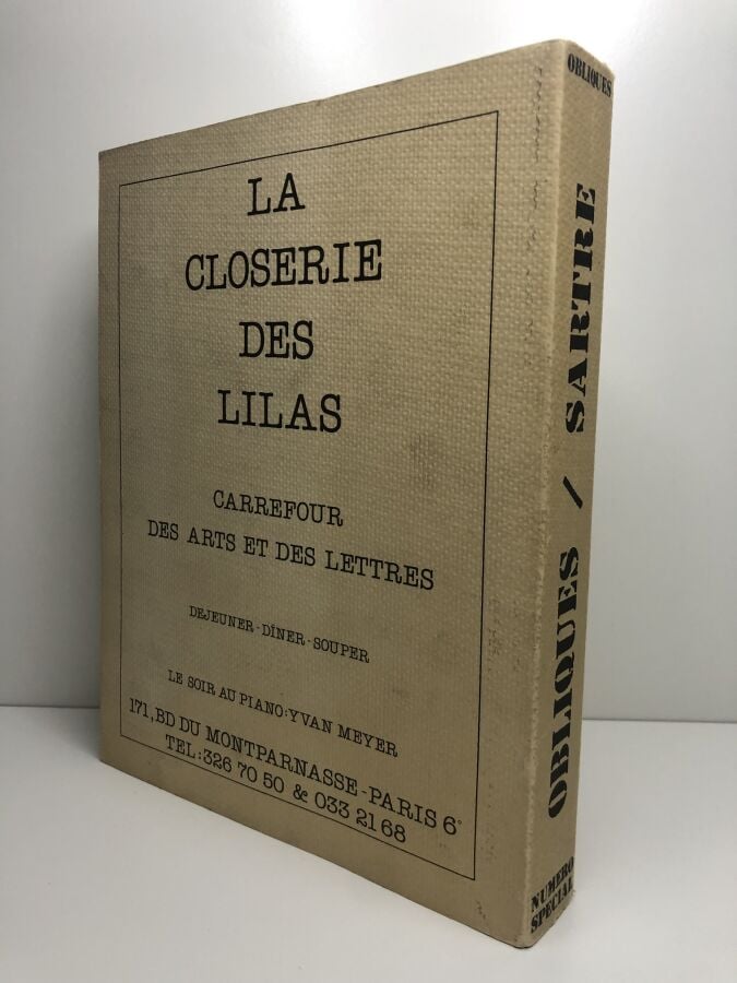 COLLECTIF. - Obliques Numéro special 18/19, Sartre. Édité sans lieu d'édition c…