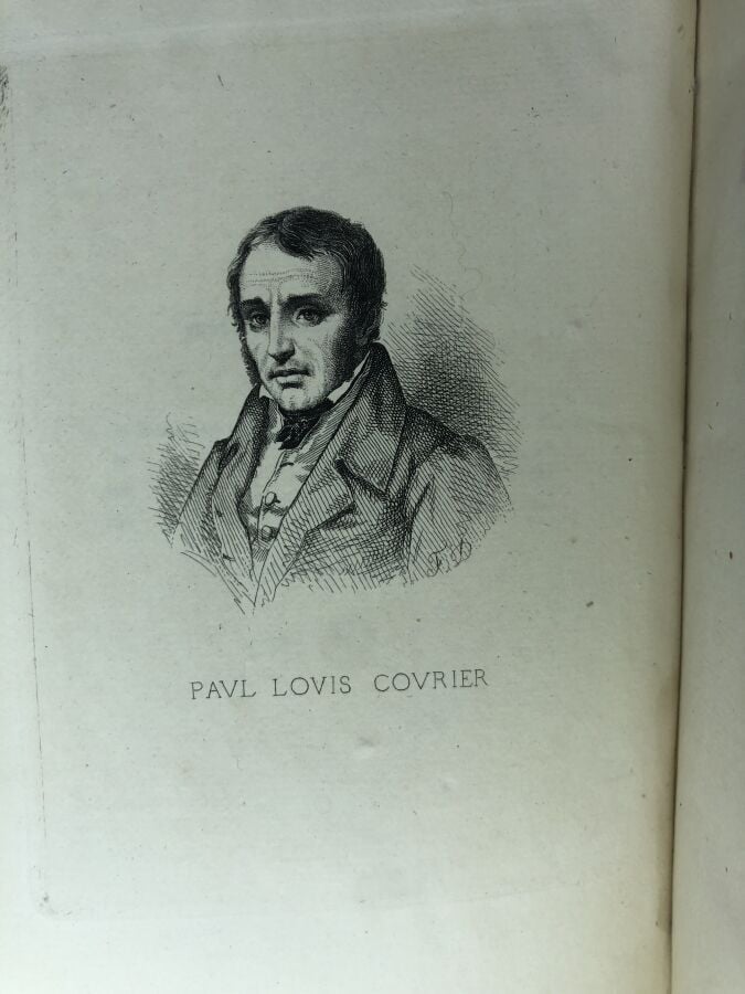 COURIER (Paul-Louis). - Lettre et Pamphlets. Édité à Paris chez Léon Vanier en…