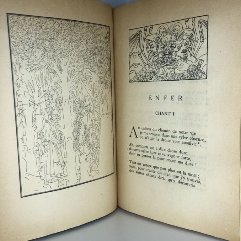 DANTE (Alighieri). - La divine comédie de Dante Alighieri. Édité à Paris chez l…
