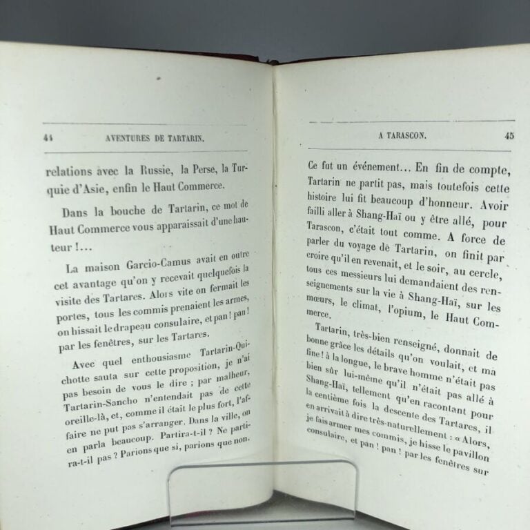 DAUDET (Alphonse). - Aventures prodigieuses Tartarin de Tarascon. Édité à Paris…