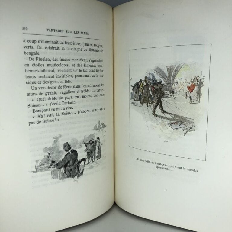 DAUDET (Alphonse). - Tartarin sur les Alpes. Édité à Paris chez Calmann-Lèvy en…