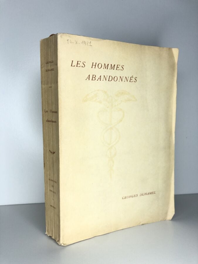 DUHAMEL (Georges). - Les hommes abandonnés. Édité à Paris chez Mercvre de Franc…
