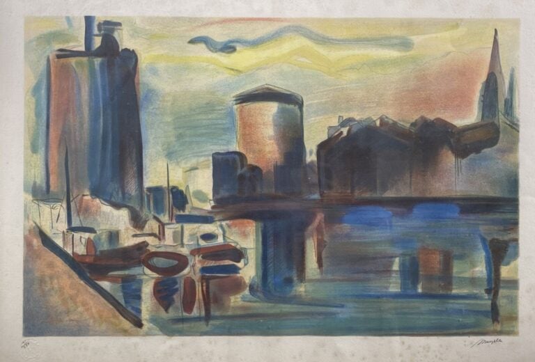 * Ensemble de pièces encadrées, lithographies, reproductions représentant des v…