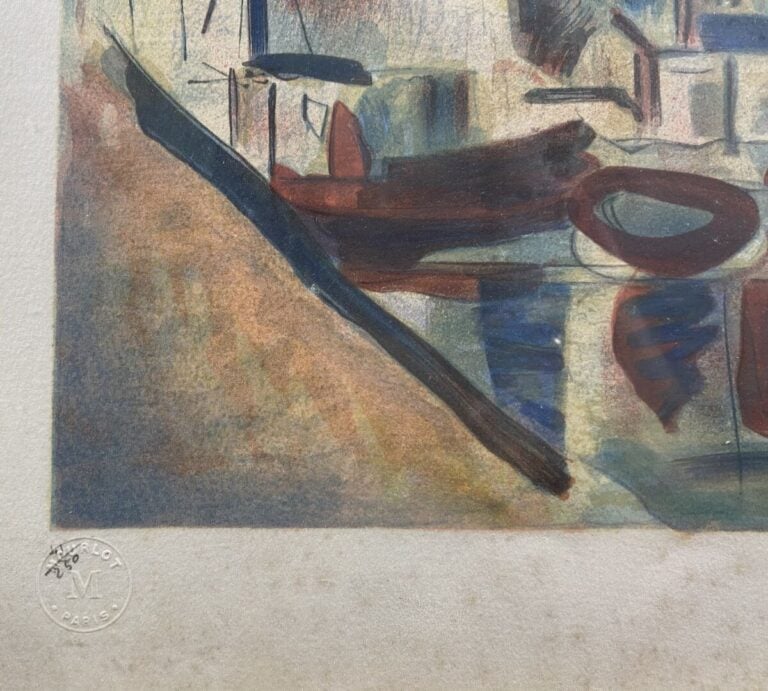 * Ensemble de pièces encadrées, lithographies, reproductions représentant des v…
