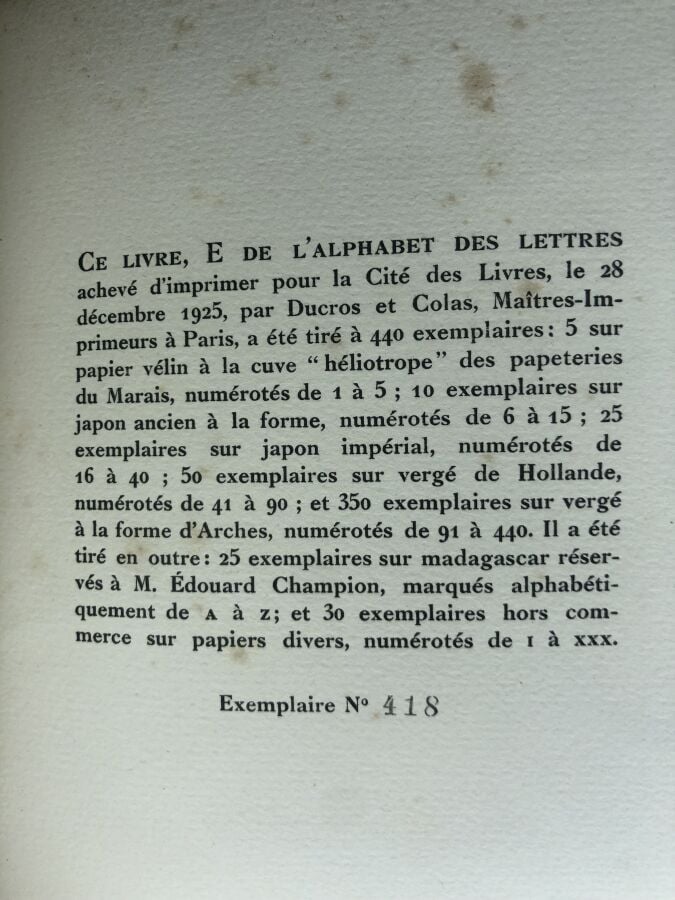 ESCHOLIER (Raymond). - Le chaudron de cuivre. Édité à Paris chez La cité des li…