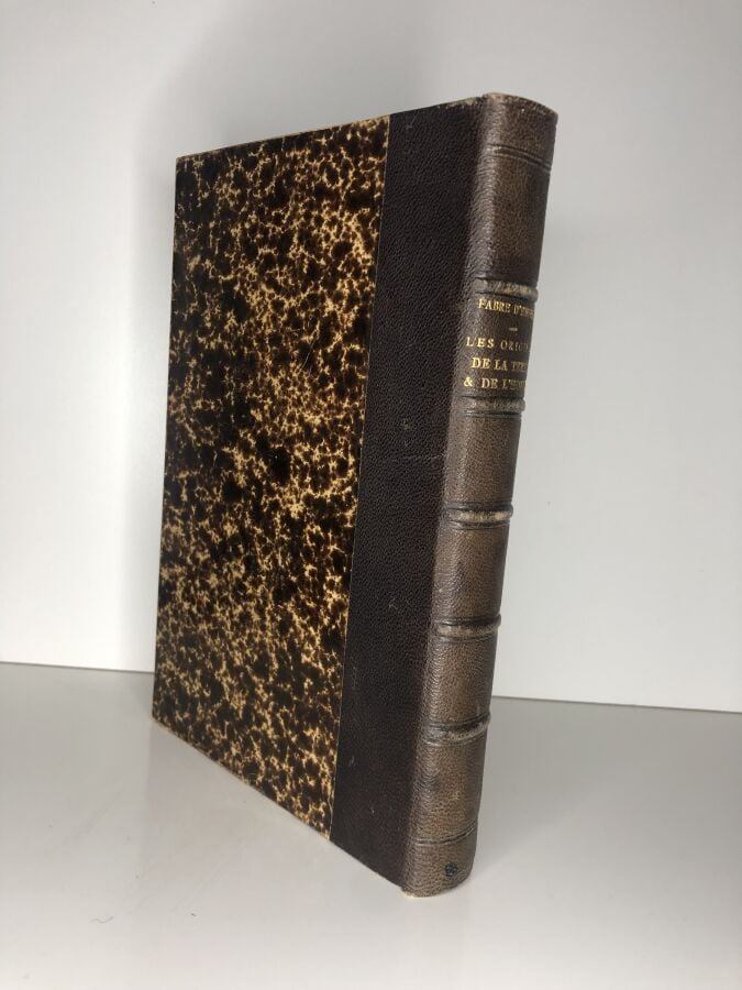 FABRE (D'envieu J.) - Les origines de la Terre et de l'Homme d'après la bible e…