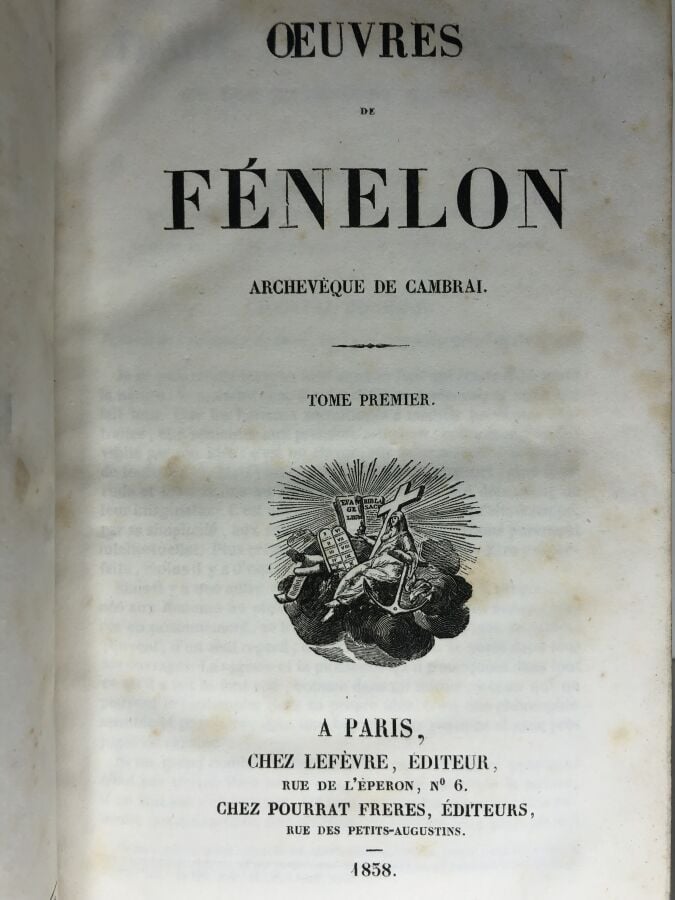 FENELON (François). - OEuvres de Fénelon. Volumes 1,2,3. Édité à Paris chez Lef…