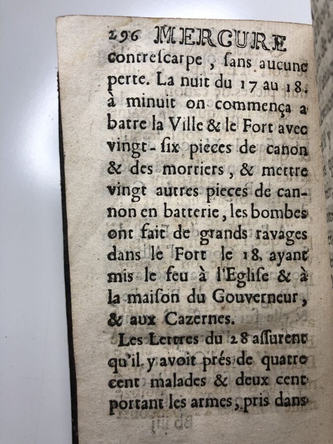 Fresny (Ch. Rivière du). - Mercure galant aoust 1712. Édité à Paris sans mentio…