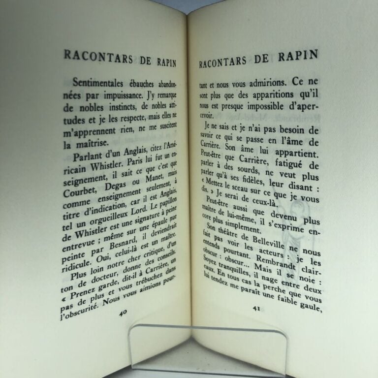 GAUGUIN. - Racontars de rapin. Édité à à Paris chez Falaize en 1951. De format…