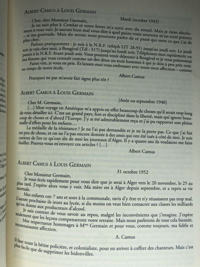 GAY-CROSIER (Raymond). - Cahier Camus. Édité à Paris chez l'Herne en 2013. De f…