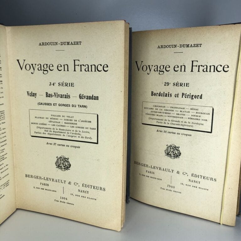[GEOGRAPHIE] DUMAZET (Ardouin). - Voyage en France. Édité à Paris chez Berger L…