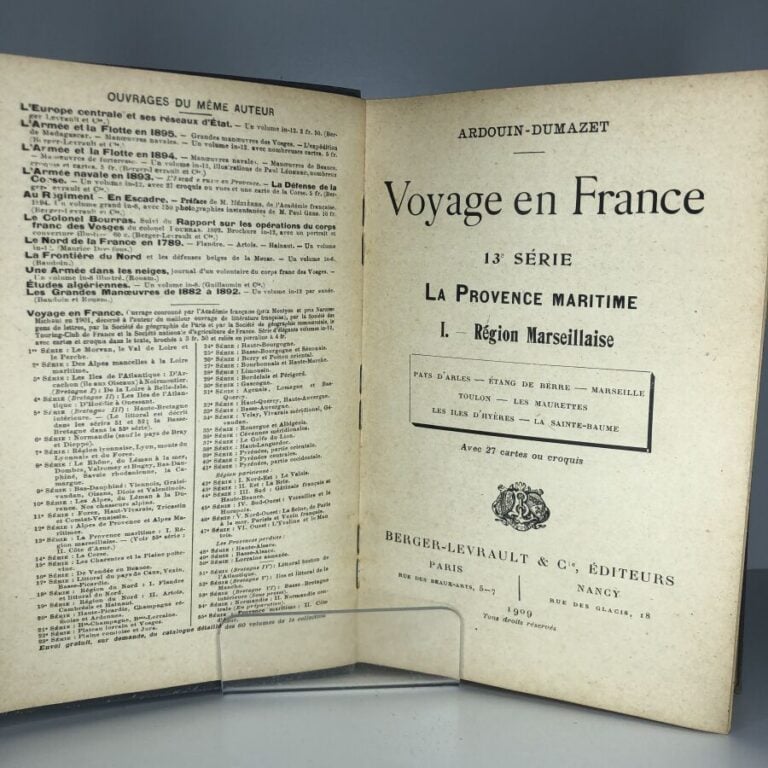 [GEOGRAPHIE] DUMAZET (Ardouin). - Voyage en France, la provence maritime, régio…