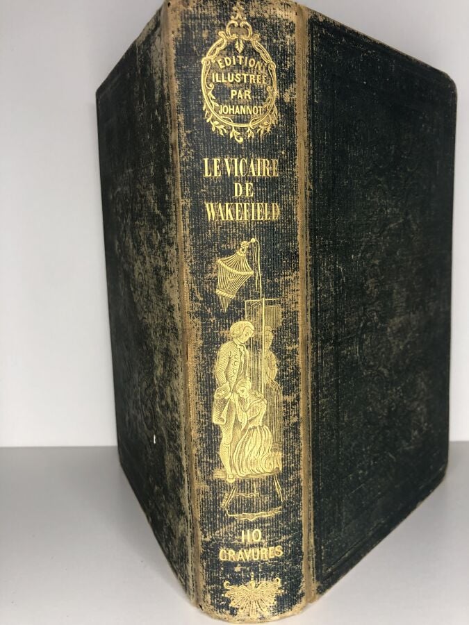 GOLDSMITH. - Le vicaire de Wakefield. Édité à Paris chez Bourgueleret en 1838.…