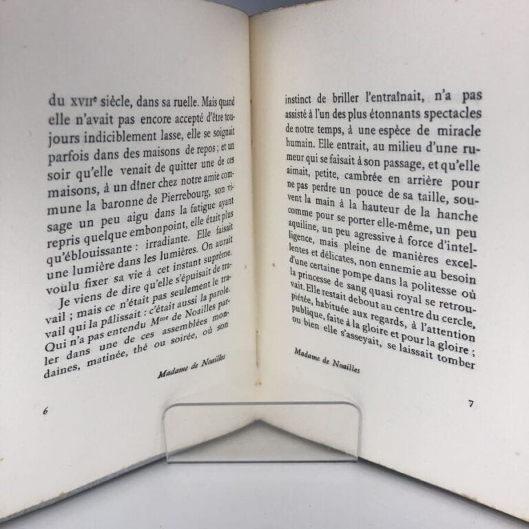 GREGH (Fernand). - La comtesse de Noailles. Édité sans lieu d'édition chez les…