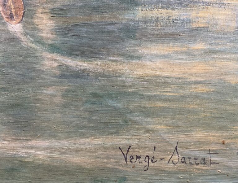 * Henri VERGÉ-SARRAT (1880-1966) - Vue de port - Huile sur toile - Signée en ba…