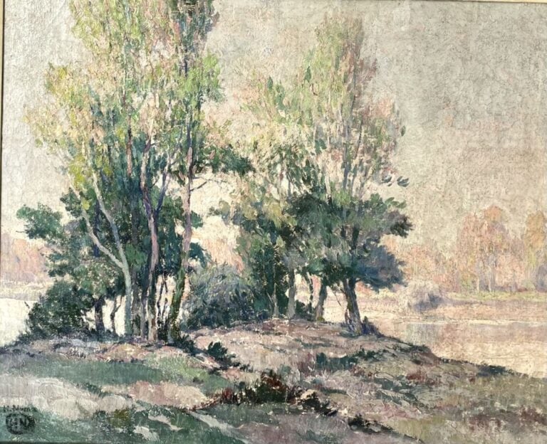 Hiltone NOMA (1901-1979) (attribué à) - Paysage - Huile sur toile, signée et mo…