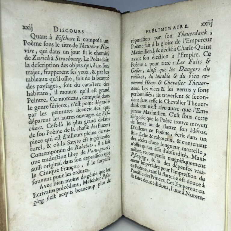 HUBER M. - Choix de poèsies allemandes, tome premier. Édité à Paris chez Humblo…