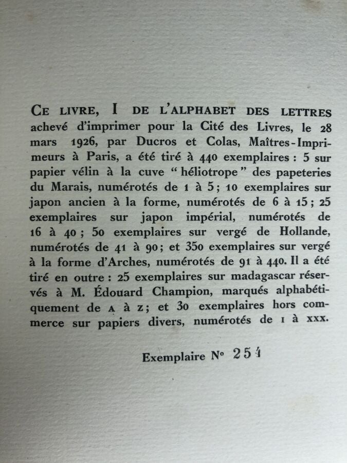 IMANN (Georges). - L'adieu nocturne. Édité à Paris chez La cité des livres en 1…