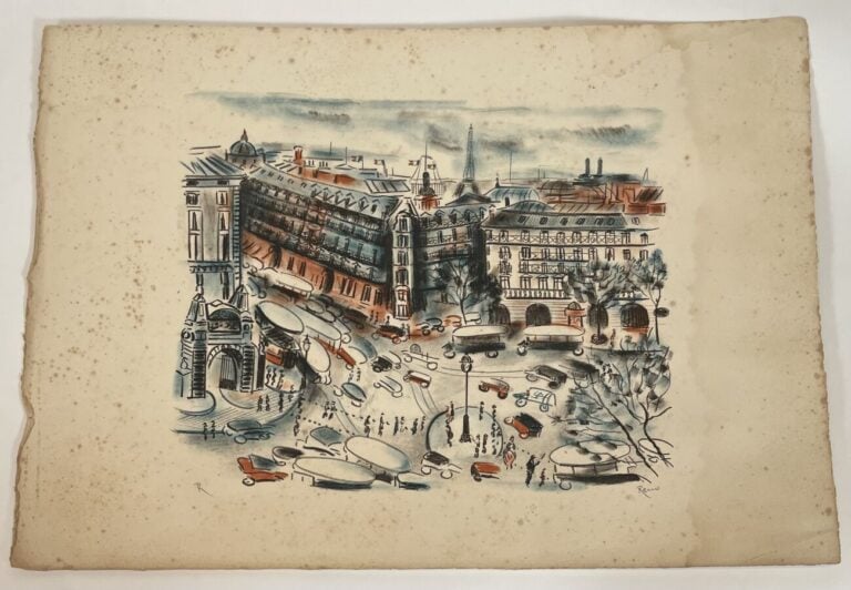 Irène RÉNO (Irena Hassenberg) (1883-1953) - Paris - Ensemble de 9 lithographies…
