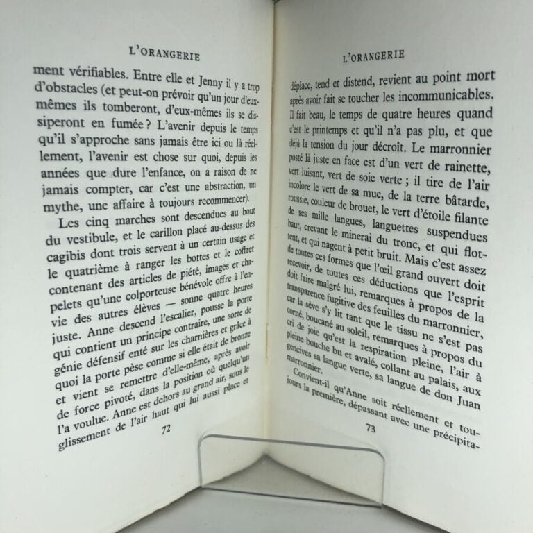 JACQUEMARD (Simone). - L'orangerie. Édité à Paris chez Seuil en 1963. De format…
