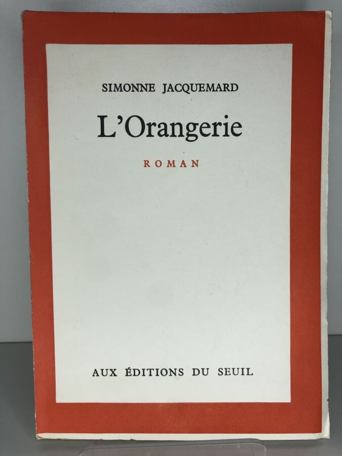 JACQUEMARD (Simone). - L'orangerie. Édité à Paris chez Seuil en 1963. De format…