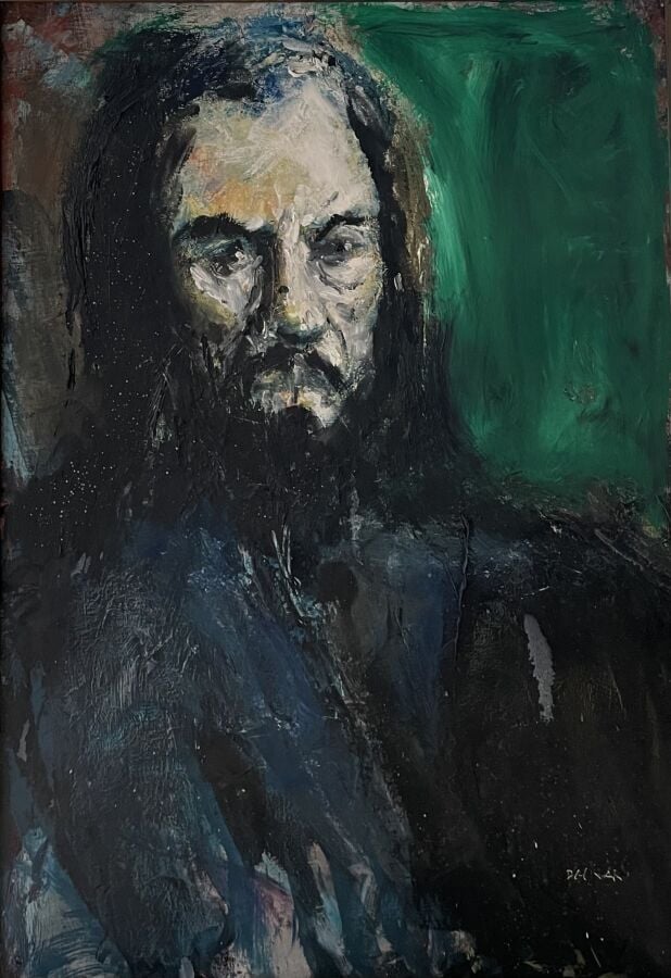 Jacques PECNARD (1922-2012) - "Dostoïevki L'Idiot " - Huile sur toile - Signée…
