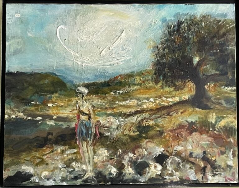 Jacques PECNARD (1922-2012) - Grèce - Huile sur toile - non signée , titrée, ca…