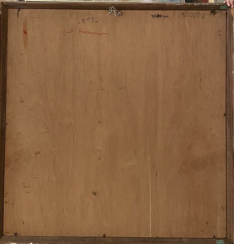 Jacques PECNARD (1922-2012) - L'ascension - Huile sur panneau - Non signé , Cac…