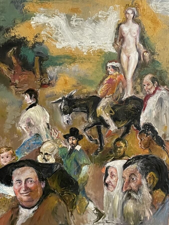 Jacques PECNARD (1922-2012) - Portraits - huile sur toile - Non signée , Cachet…